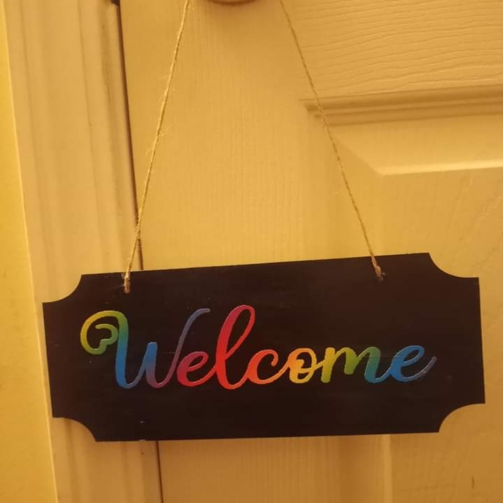 Welcome sign